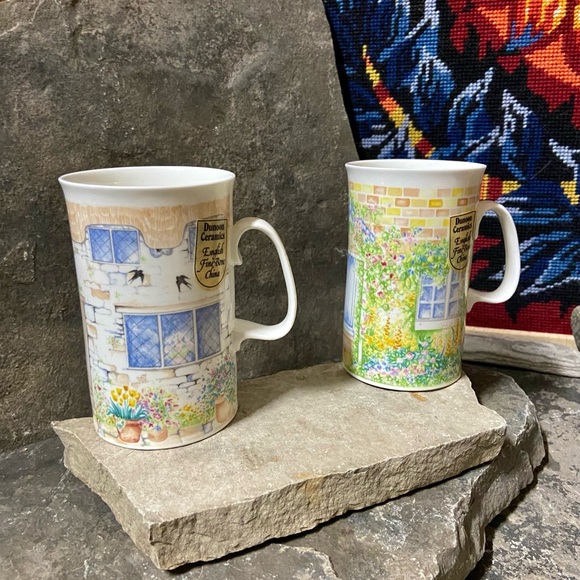 Made in Britain Pair of Fine Bone China Mugs - Picture 8 of 8